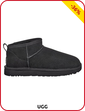 UGG Damenstiefeletten Ultra Mini, schwarz