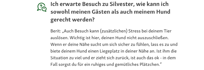 Dr. Fressnapf im Interview mit Tierärztin Berit