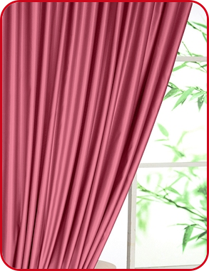 Vorhang «Clic» 1 Stück, Satin, 140 x 245 cm, rosa