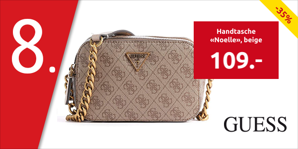 GUESS Handtasche«Noelle», beige