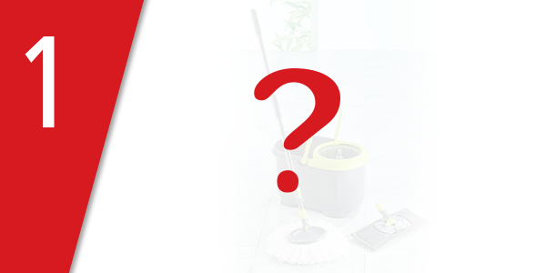 Mopp-Set «Roundflat» mit doppeltem Schleudersystem