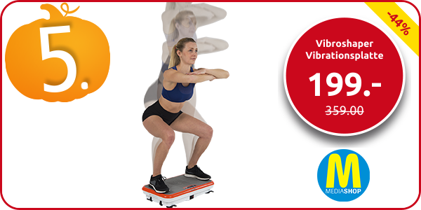 Vibroshaper Vibrationsplatte mit Zubehör