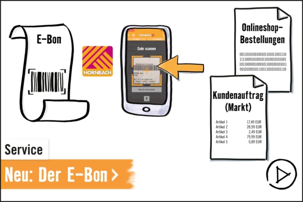 HORNBACH Kundenkonto mit E-Bon