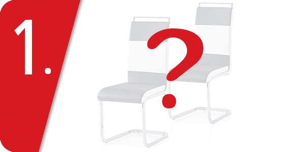 Set 2 Stühle «Curve»