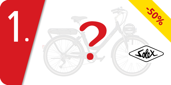 Exclusiv bei VEDIA, Elektrisches Velo Solex Intemporel Confort, 400Wh