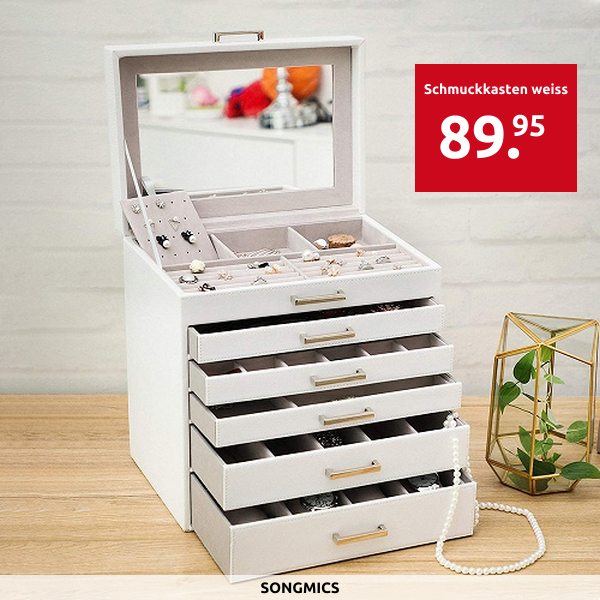 Schmuckkasten weiss