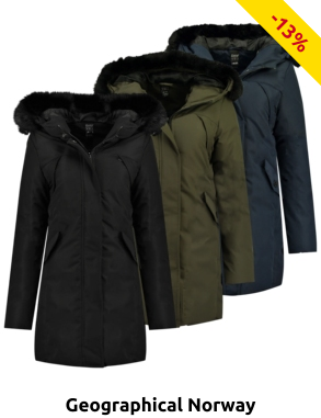 GEOGRAPHICAL NORWAY EXPEDITION Damenparka «Cherifa Lady», schwarz