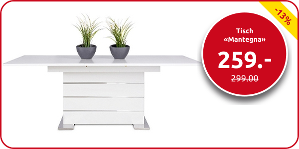 Tisch «Mantegna», ausziehbar