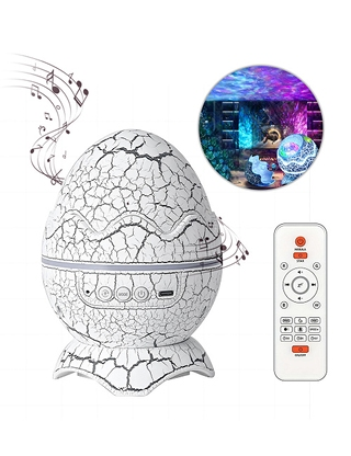 Projektor «Dinosaurier-Ei» mit Lautsprecher und weissem Rauschen