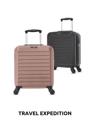 TRAVEL EXPEDITION Koffer «Easyflight», schwarz, 45 cm