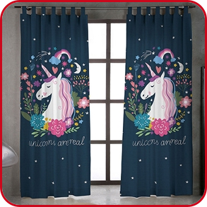Vorhang «Einhorn» 1 Stück