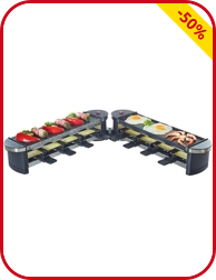 Raclettegerät/Drehgrill 3 in 1