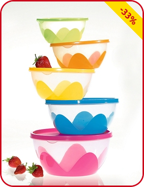 Frischhaltedosen, 5 Grössen