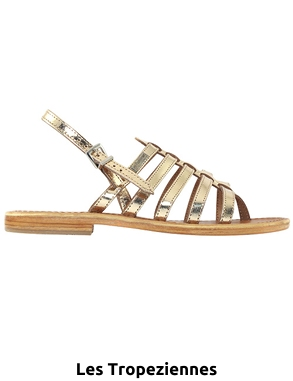 Les Tropeziennes Sandalen «Hérisson», golden