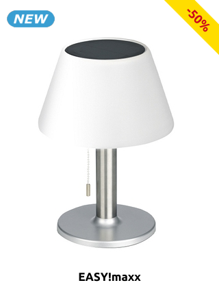 Solar-Tischlampe LED, 3 Helligkeitsstufen