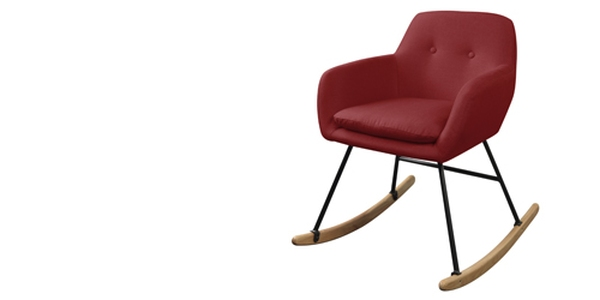 Schaukelstuhl, rot