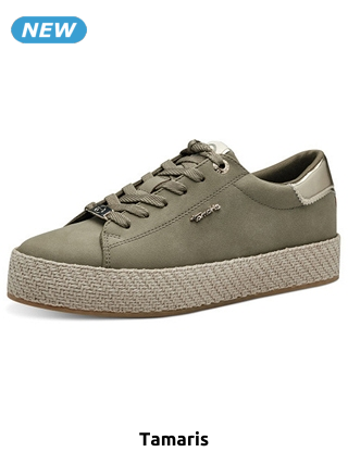 Tamaris Sneakers mit Plateau, khaki