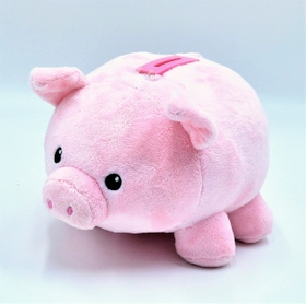 Piggy, das flauschige grunzende Sparschwein