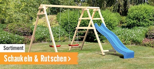 Schaukeln & Rutschen im HORNBACH Onlineshop