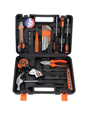 Werkzeugkasten, 38-teilig, aus Karbon-Stahl