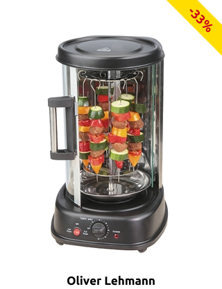 Olivier Lehmann Rotisserie Kebab 3-in-1, Volumen 21 l