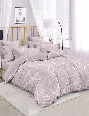 Duvetbezug «Neo» 160 x 210 cm + Pfulmenbezug 65 x 100 cm, rosa