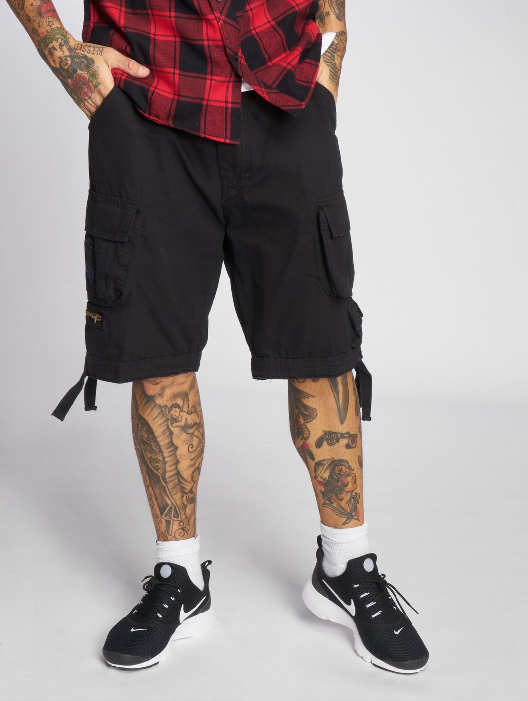 Brandit Shorts Savage Vintage in schwarz 