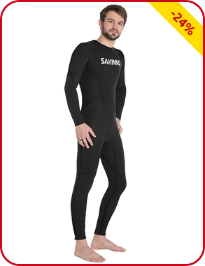 Paddelanzug für IHN, schwarz/grau