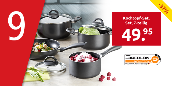 Kochtopf-Set «Stein», Set, 7-teilig