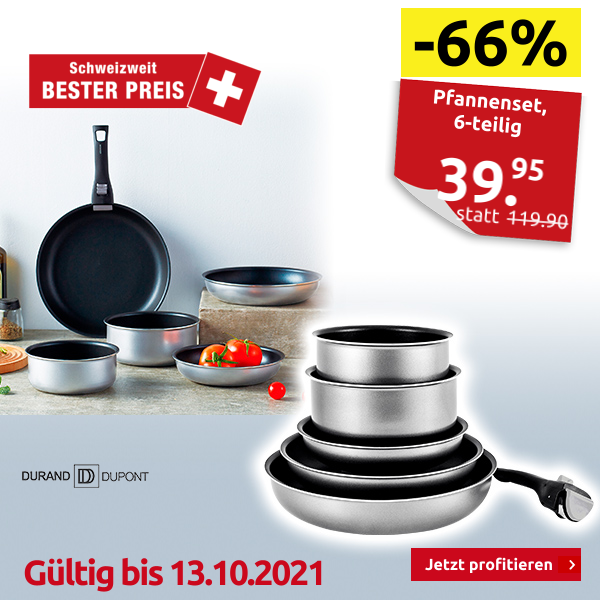 Durant Dupont Pfannenset, 6-teilig