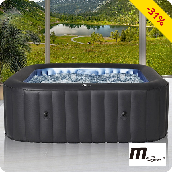 MSpa «Relaxo» aufblasbar, 4 Personen, 108 Jet-Düsen