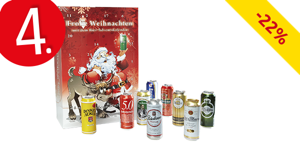 Adventskalender «Bier» mit 24 Premium-Bieren