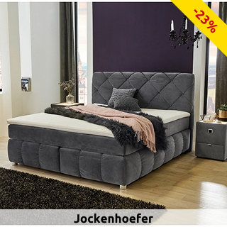 Boxspring-Bett «Angela», feste Matratze, 180 x 200 cm