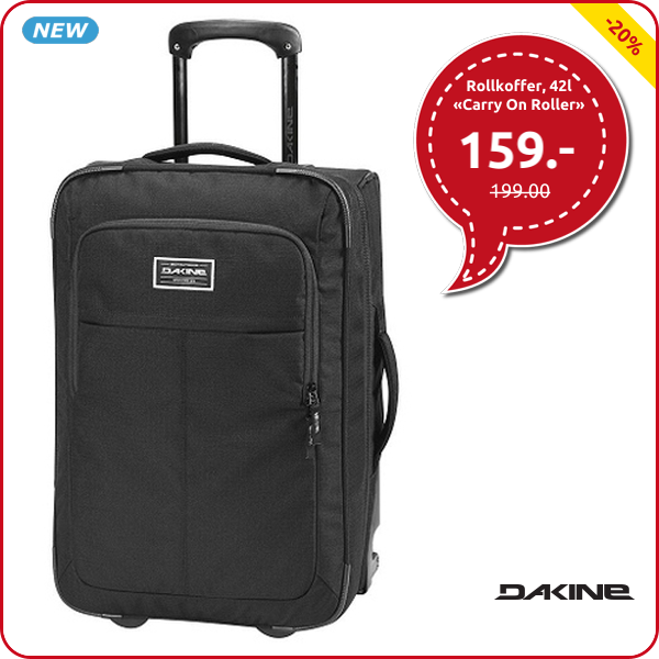 Dakine Rollkoffer «Carry On Roller», 42 l, rot