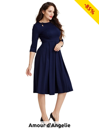 Kleid «Sublime», marine