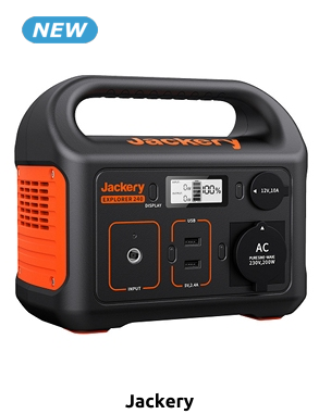 Jackery Ladestation 240 W «Explorer», lädt bis zu 4 Geräte