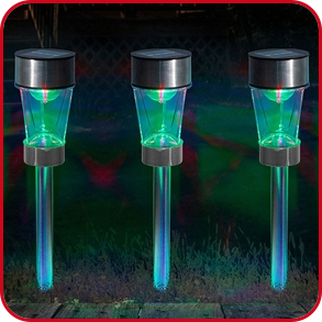 Solarlampen Rotation, 3 Stück