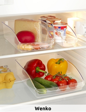 Wenko Kühlschrank-Organizer, 3 Stück