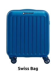 Swiss Bag Koffer «Cabine», H 45 cm, 32 l, light, blau