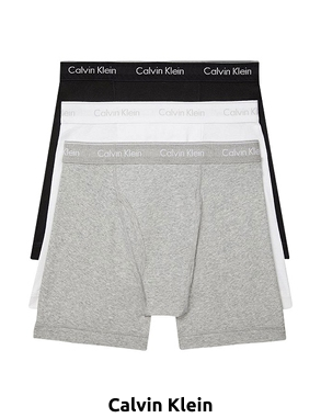 Calvin Klein Boxer, 3er-Set, weiss/grau/schwarz