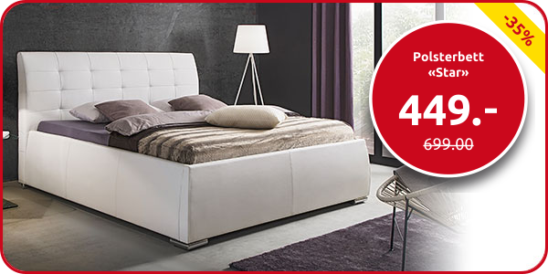 Polsterbett «Star»