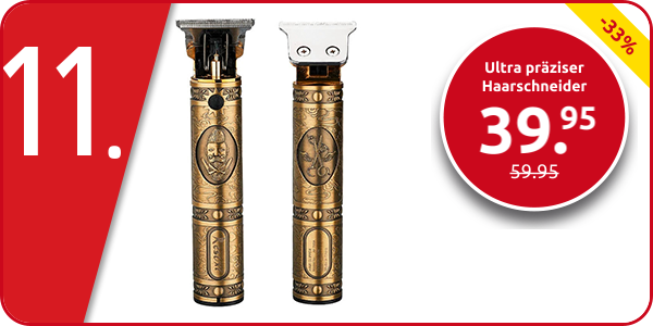 Ultra präziser Haarschneider, goldfarben