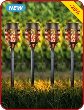 Solar-Lampen, 4 Stück