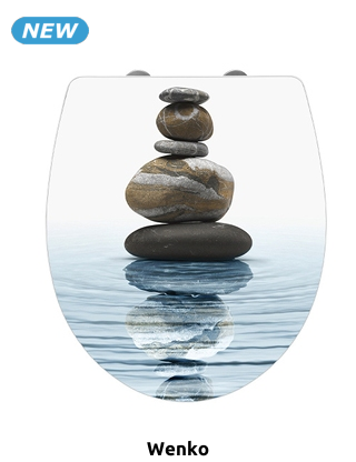WENKO WC-Sitz «Zen», 38x44,5 cm