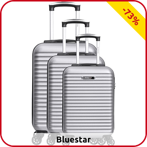 Kofferset «Brazil» Bluestar, silber