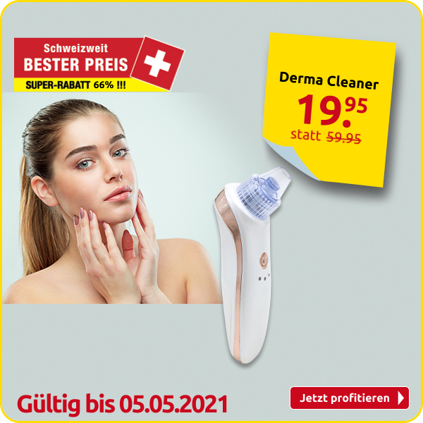 Derma Cleaner, 4 Saugköpfe