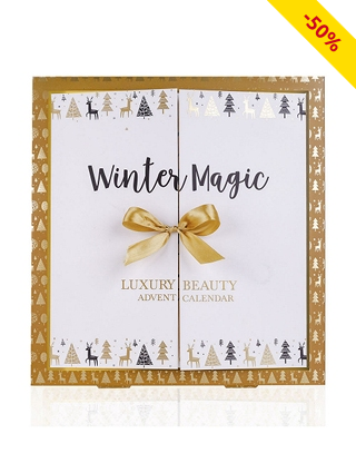 Adventskalender «Winter Magic», Schminkutensilien, für Erwachsene