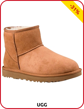 Stiefeletten «Classic Mini II» von UGG, beige