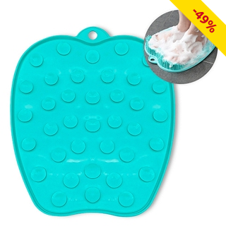 Massierender Badteppich, L 26 x B 23 x H 4 cm, blau