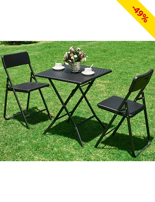 Klapptisch mit 2 Stühlen